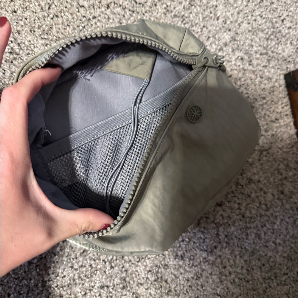 Sage green Gaiam Fanny pack
